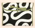 Black & Ivory Groove Quilted Laptop Case 13"-14"