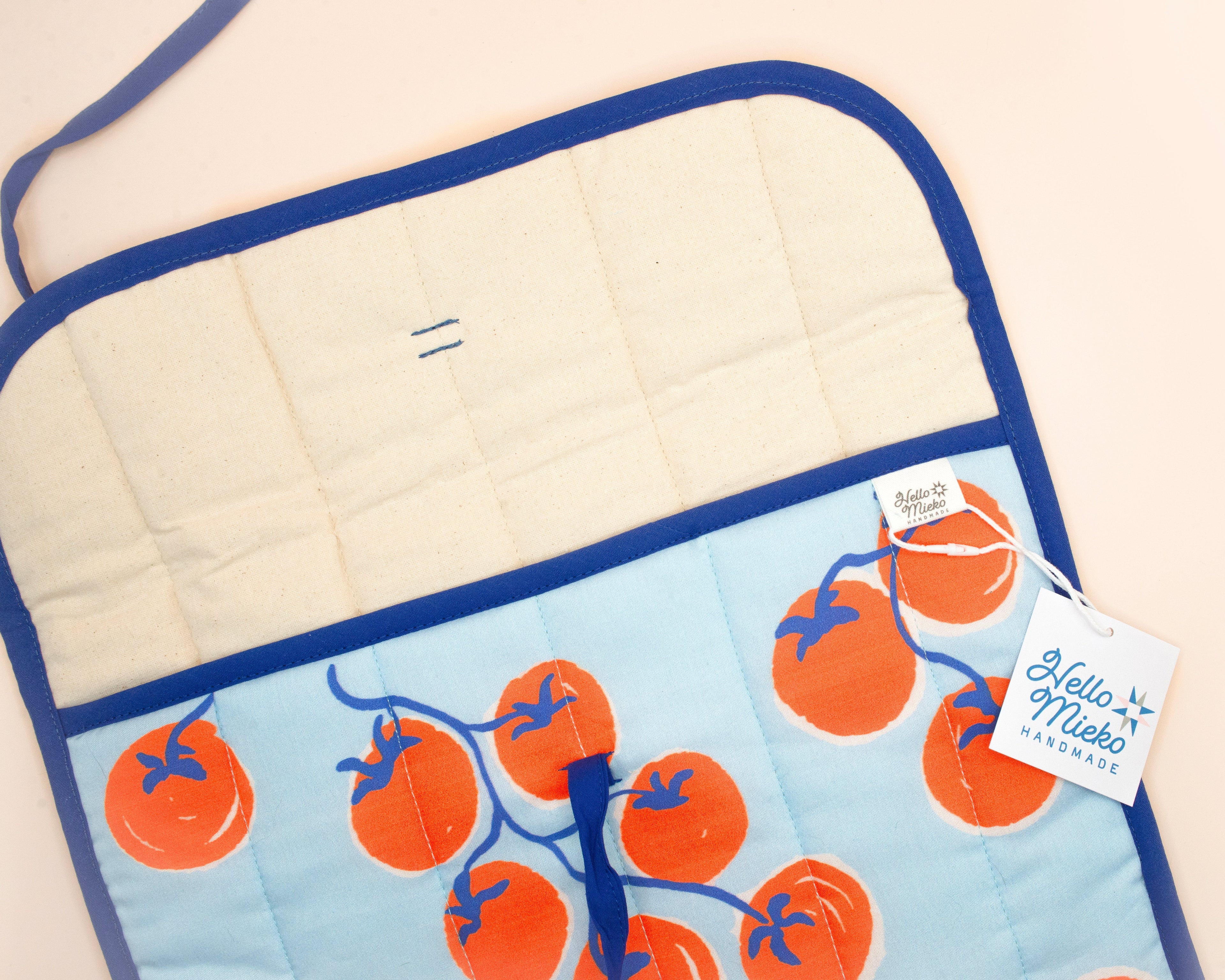 Tomato Quilted Laptop Case 13"-14"