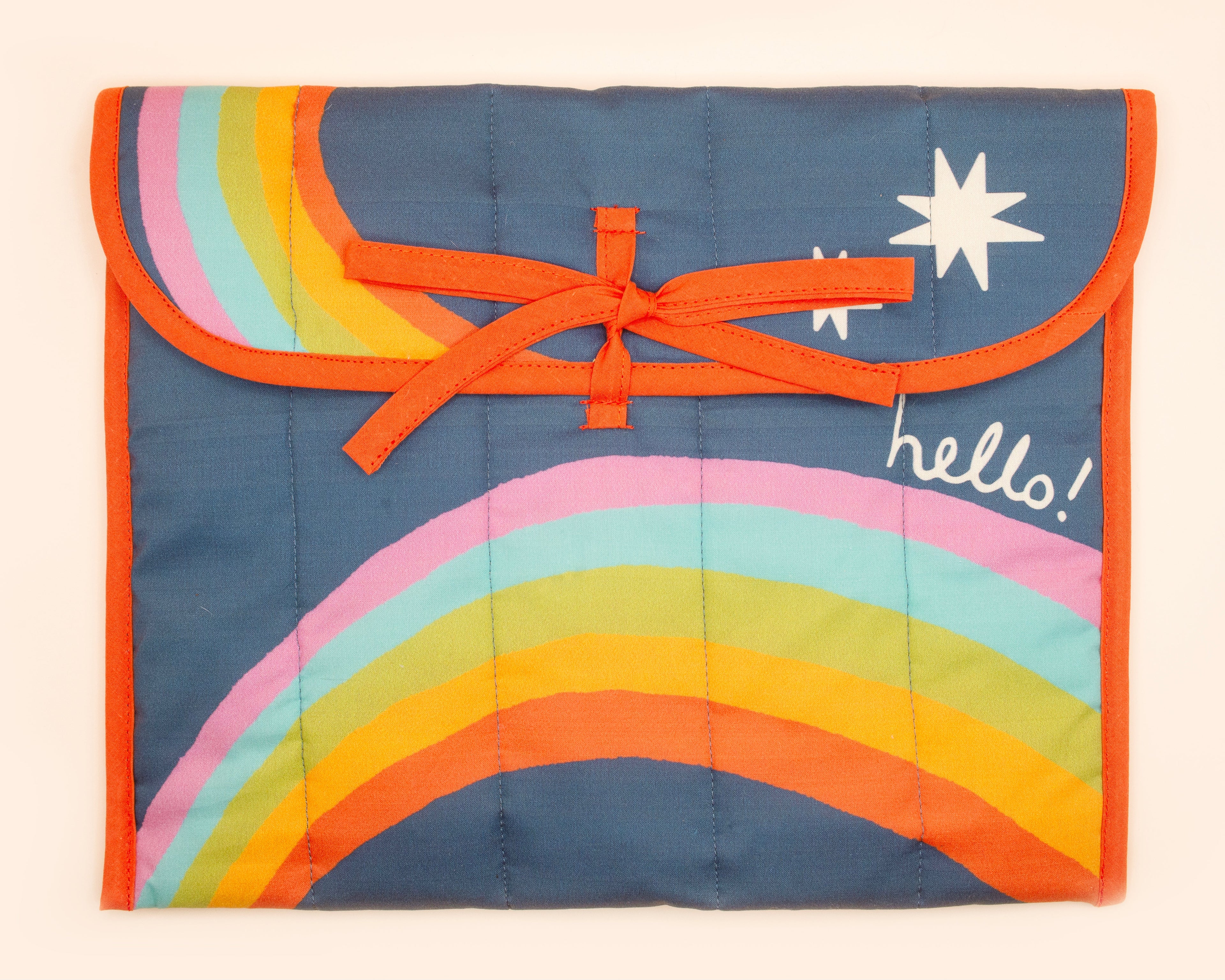 Rainbow Quilted Laptop Case 13"-14"