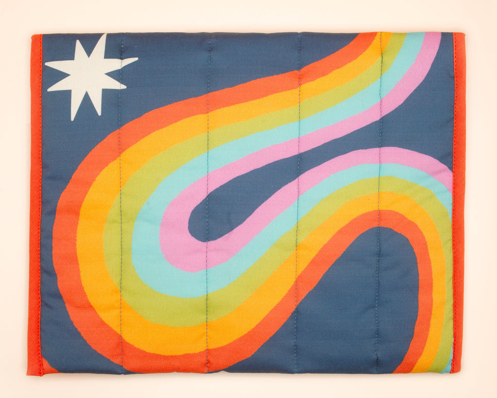 Rainbow Quilted Laptop Case 13"-14"