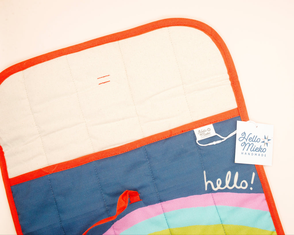 Rainbow Quilted Laptop Case 13"-14"