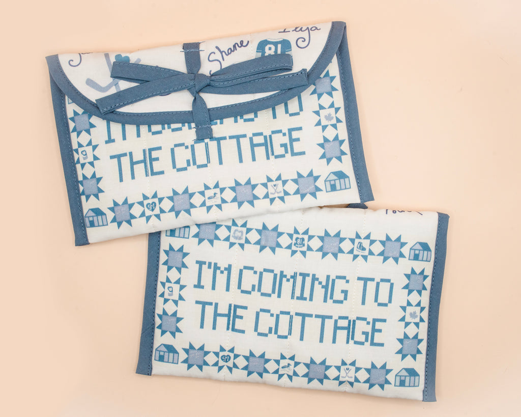 Coming to the Cottage Quilted Stash Case