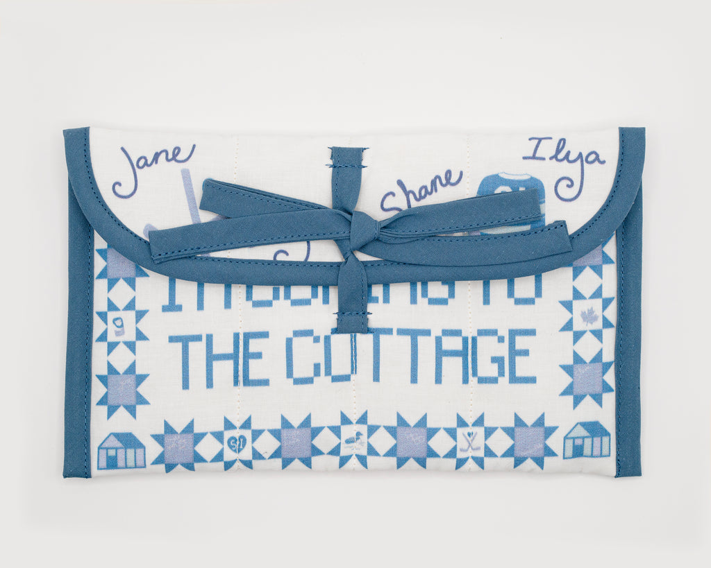 Coming to the Cottage Quilted Stash Case