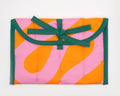 Pink & Orange Groove Quilted Stash Case