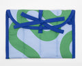 Blue & Green Groove Quilted Stash Case