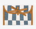 Chambray & Ivory Quilted Check Wide Stash Case
