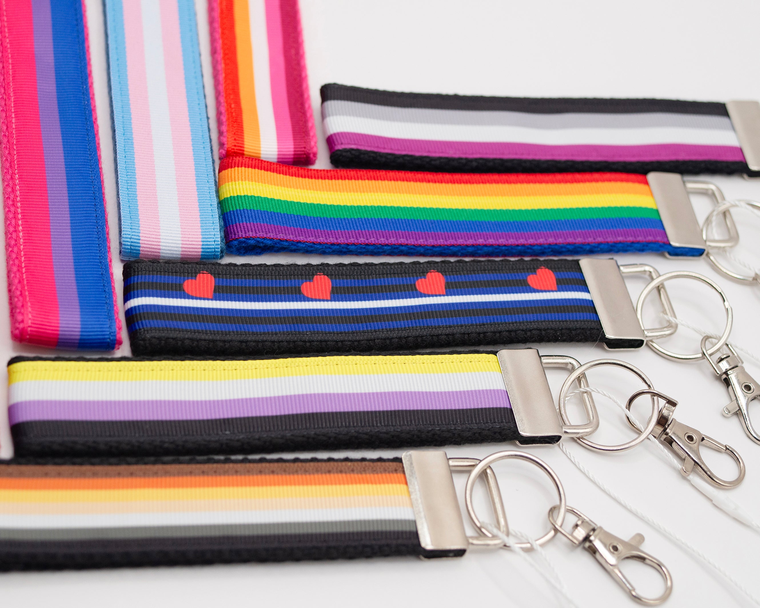 Pride Wristlet Keychain - 1" Classic