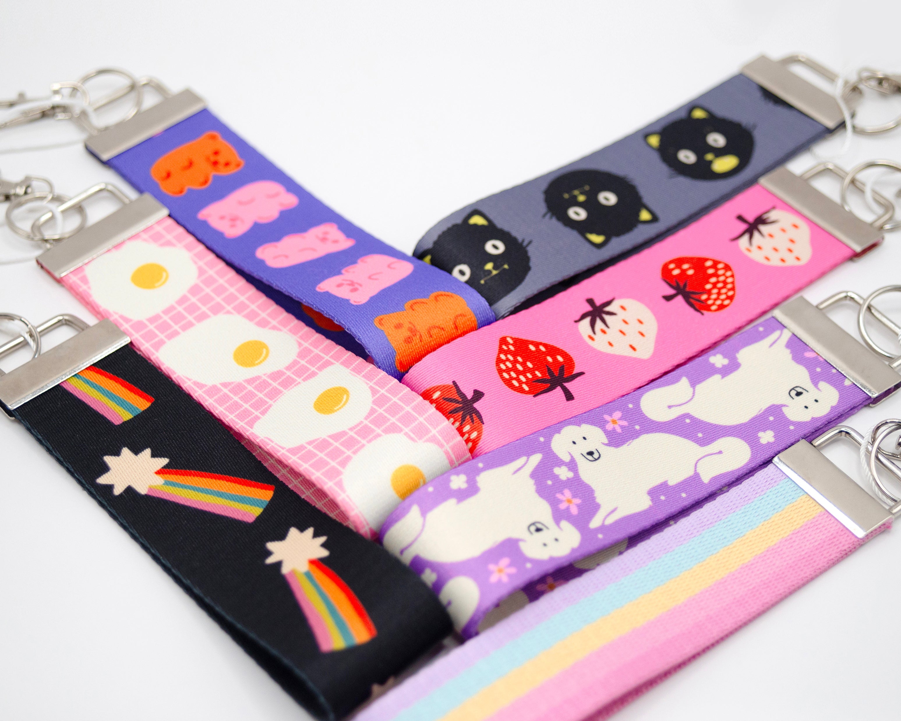 Wristlet Keychain - 1.5" Wide - Whimsy & Little Friends