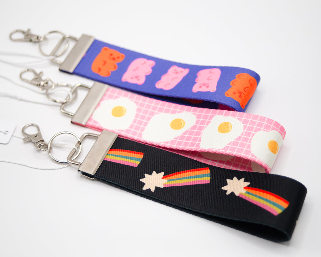 Wristlet Keychain - 1.5" Wide - Whimsy & Little Friends
