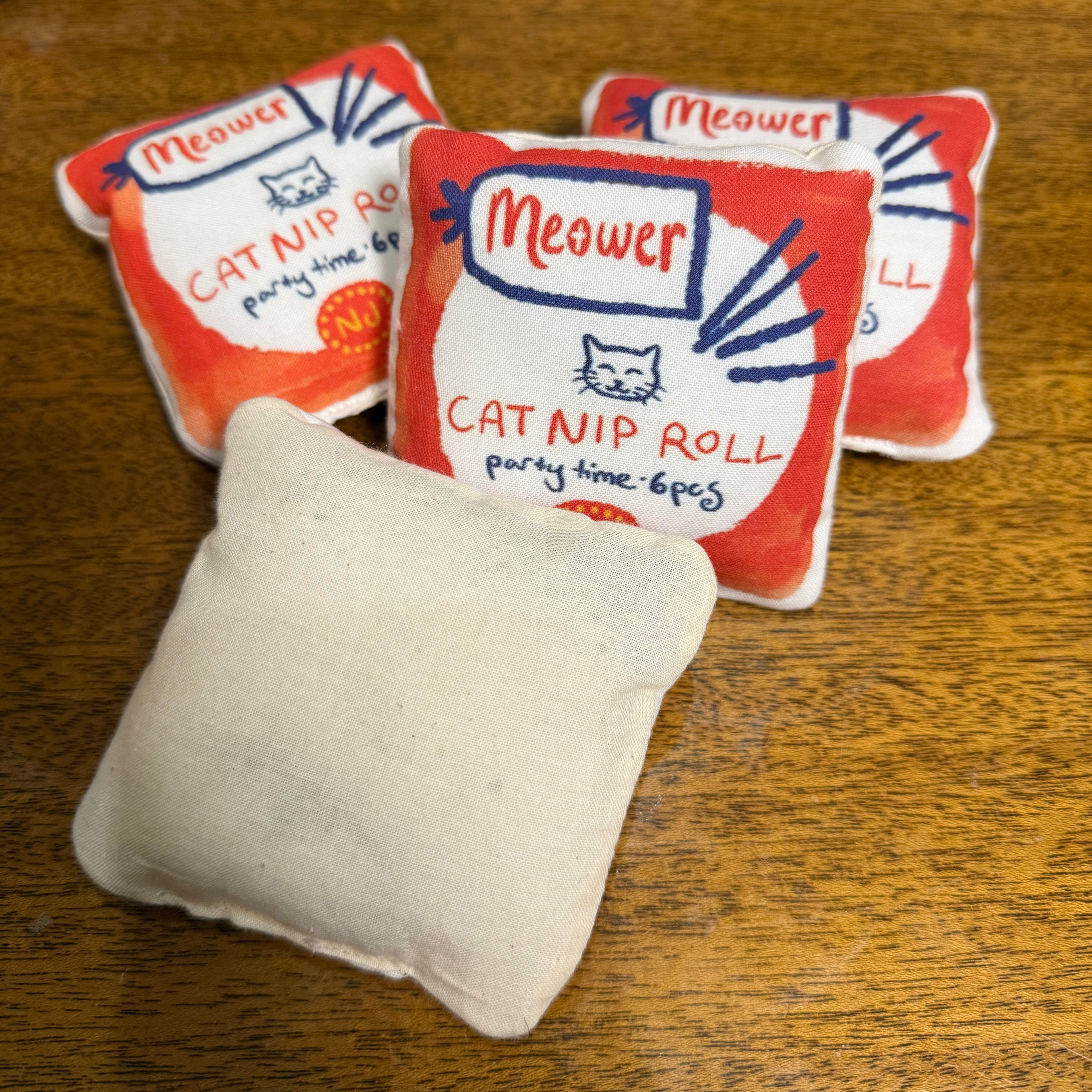 Pork Roll / Taylor Ham Catnip Toy