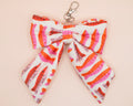 Pink Fish Puffy Bow Keychain & Bag Charm