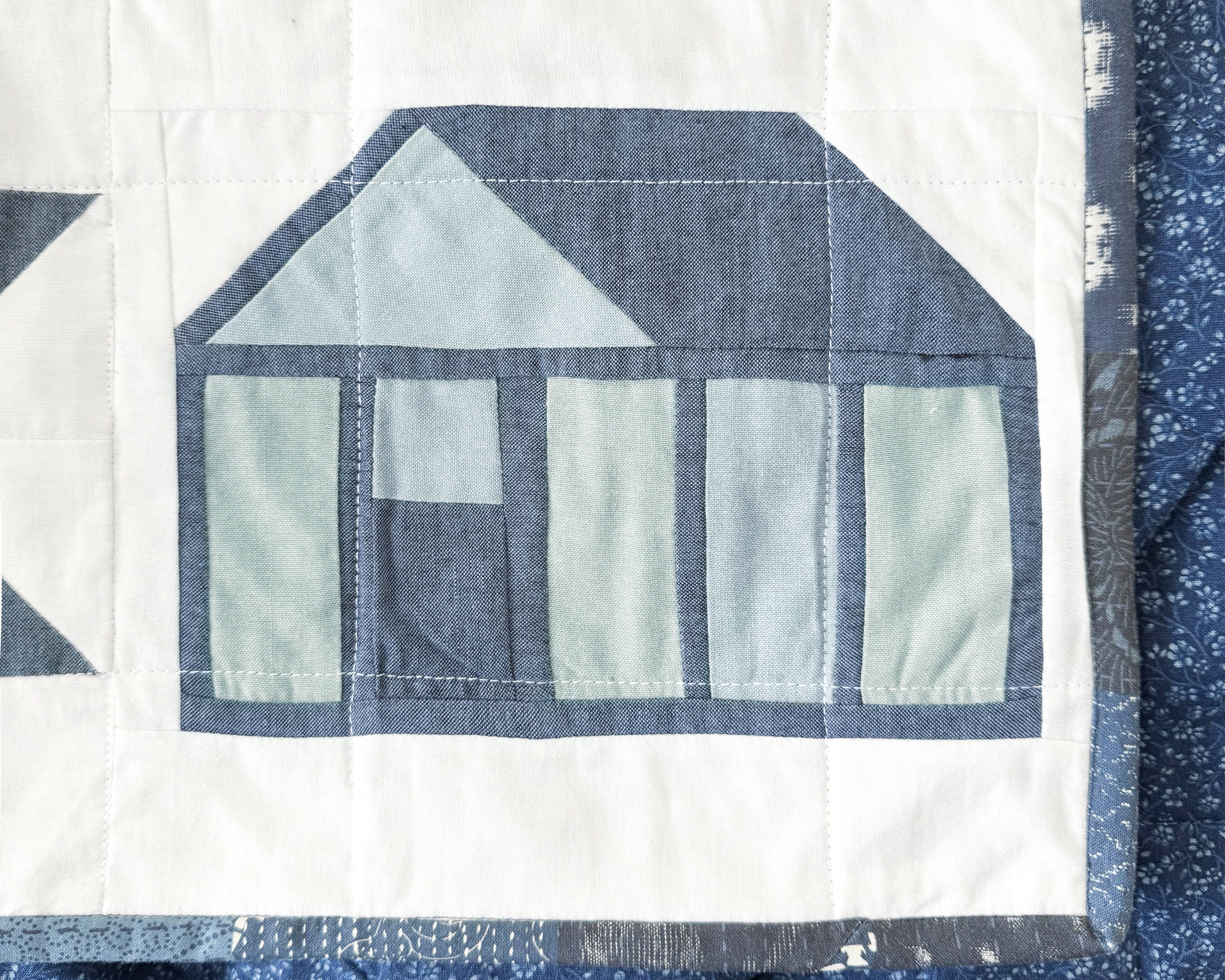 Coming to the Cottage Quilt Block Pattern