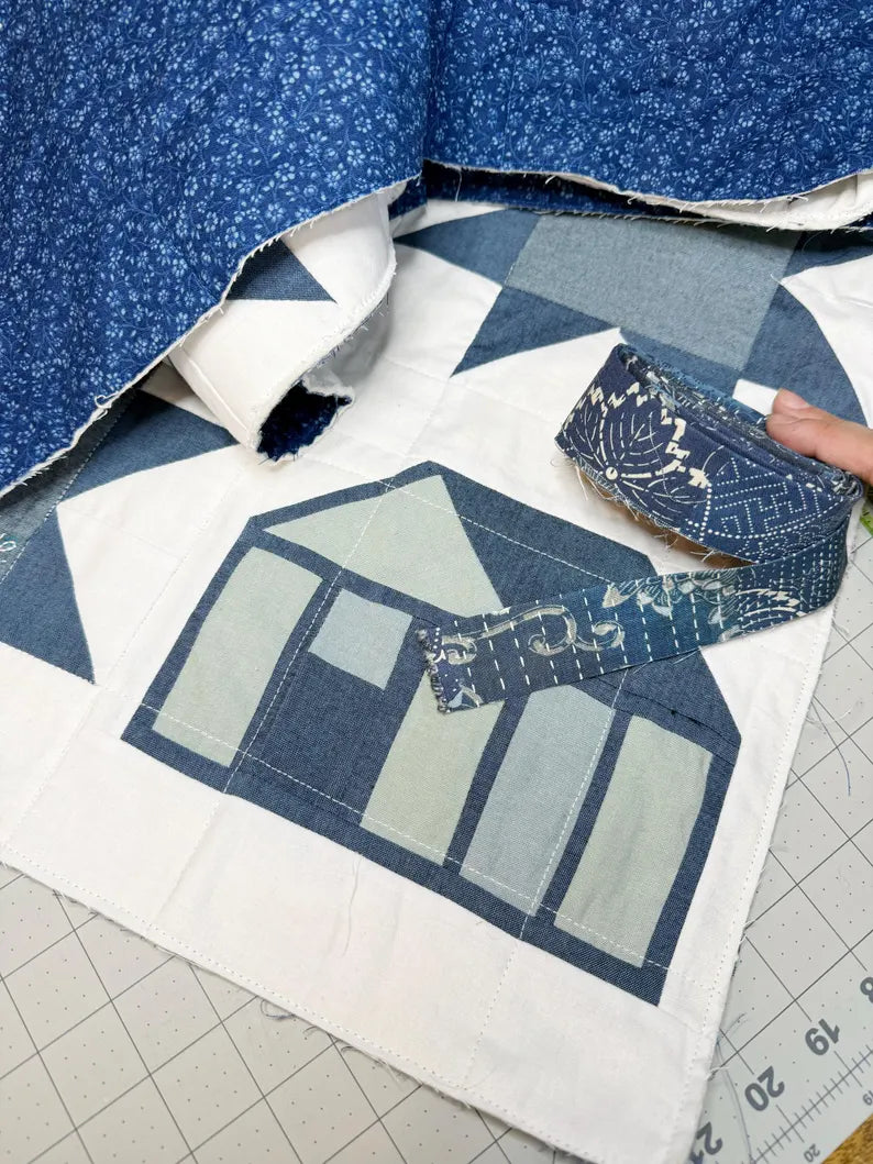 Coming to the Cottage Quilt Block Pattern